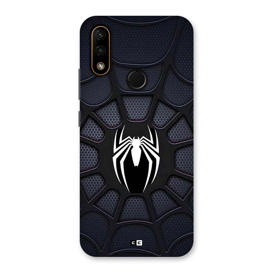 Black Web Back Case for Lenovo A6 Note