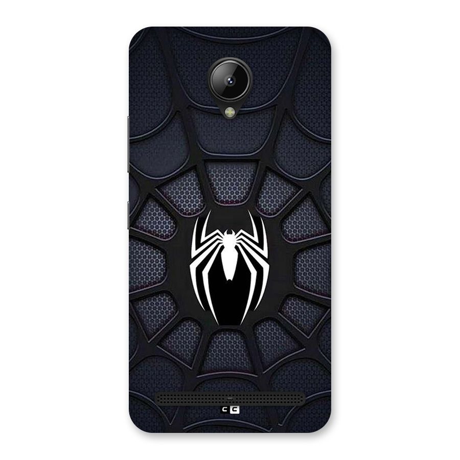 Black Web Back Case for Lenovo C2