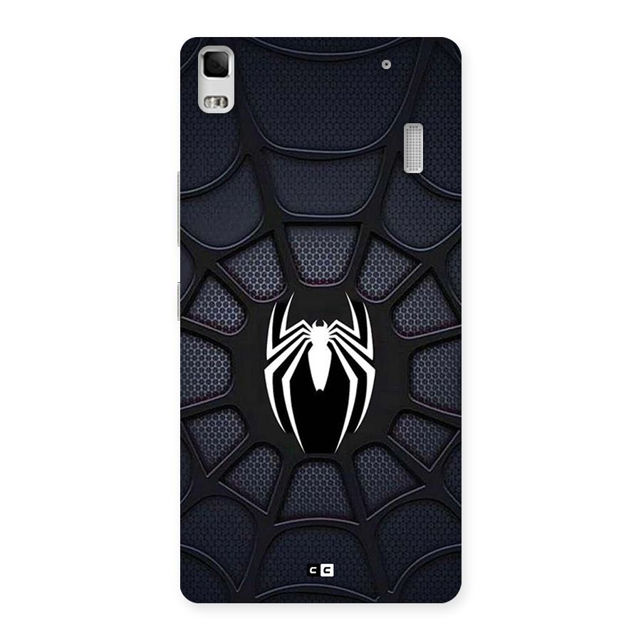 Black Web Back Case for Lenovo K3 Note