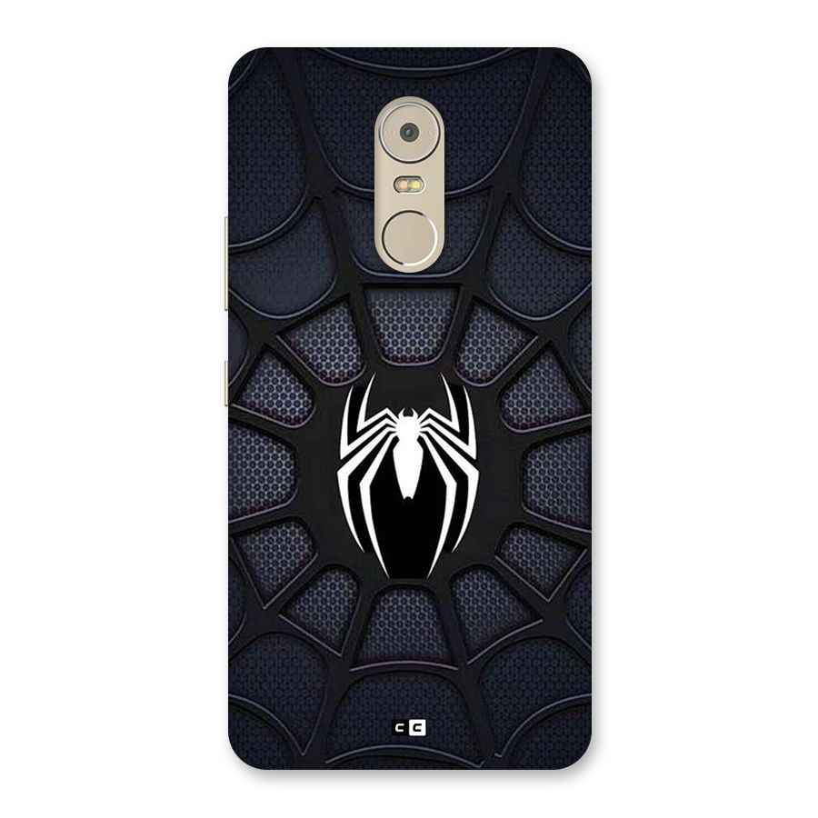 Black Web Back Case for Lenovo K6 Note