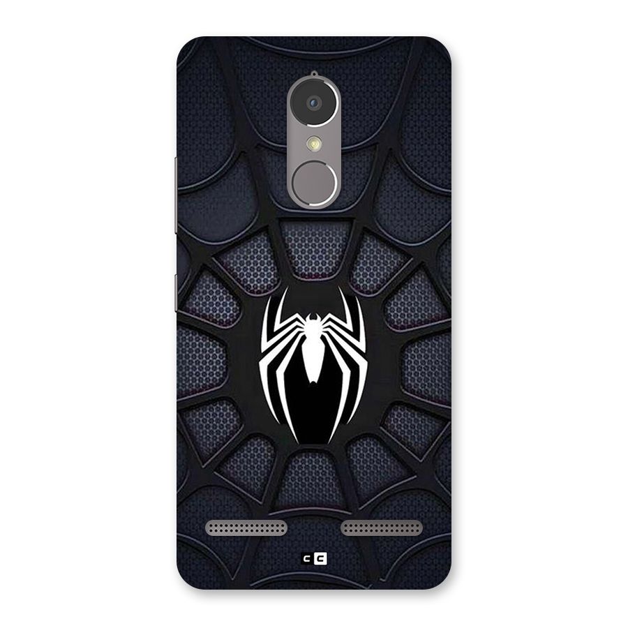 Black Web Back Case for Lenovo K6 Power