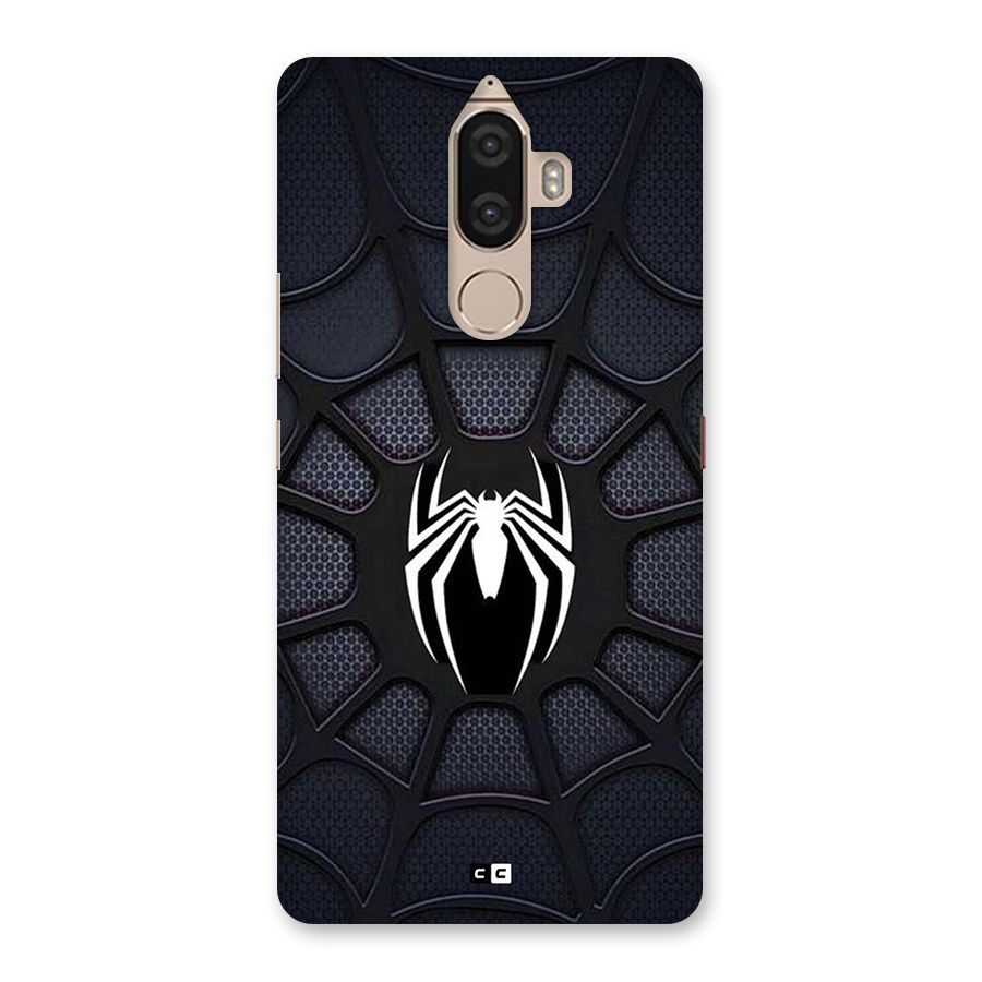 Black Web Back Case for Lenovo K8 Note