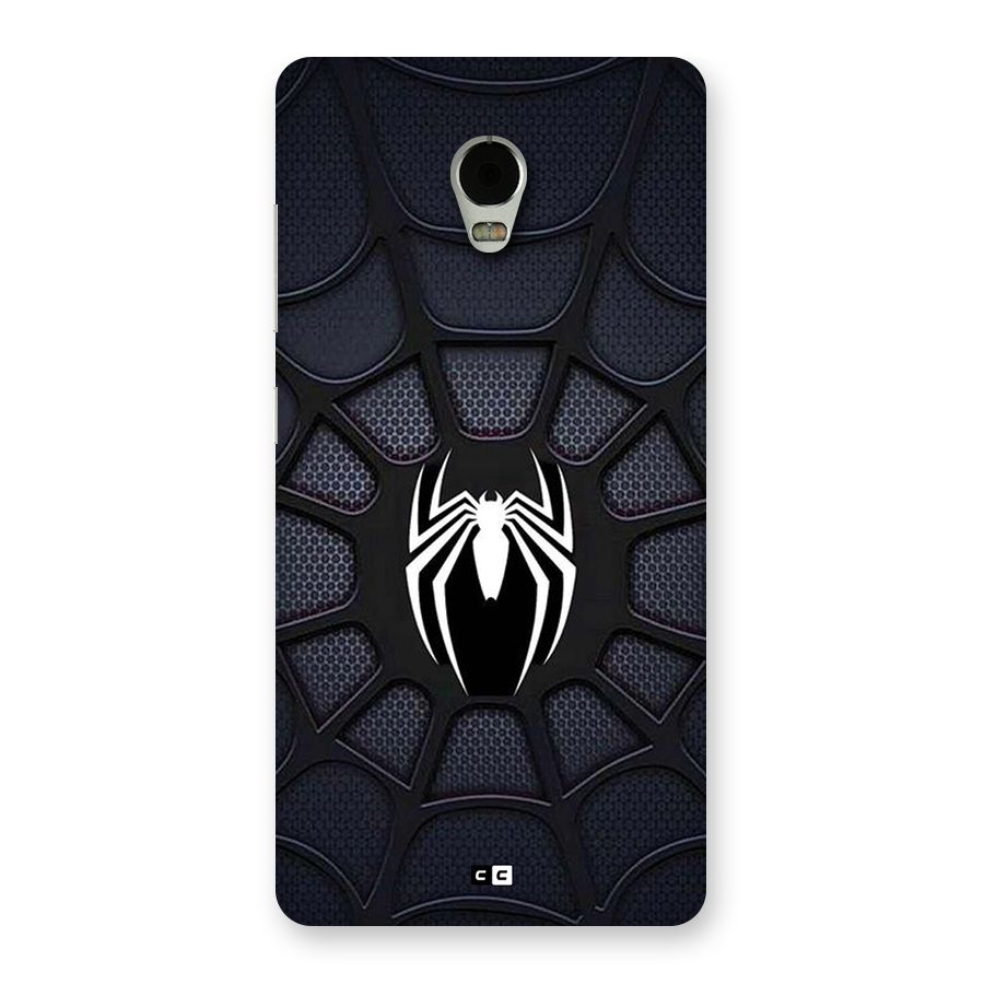 Black Web Back Case for Lenovo Vibe P1