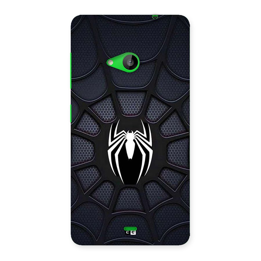 Black Web Back Case for Lumia 535