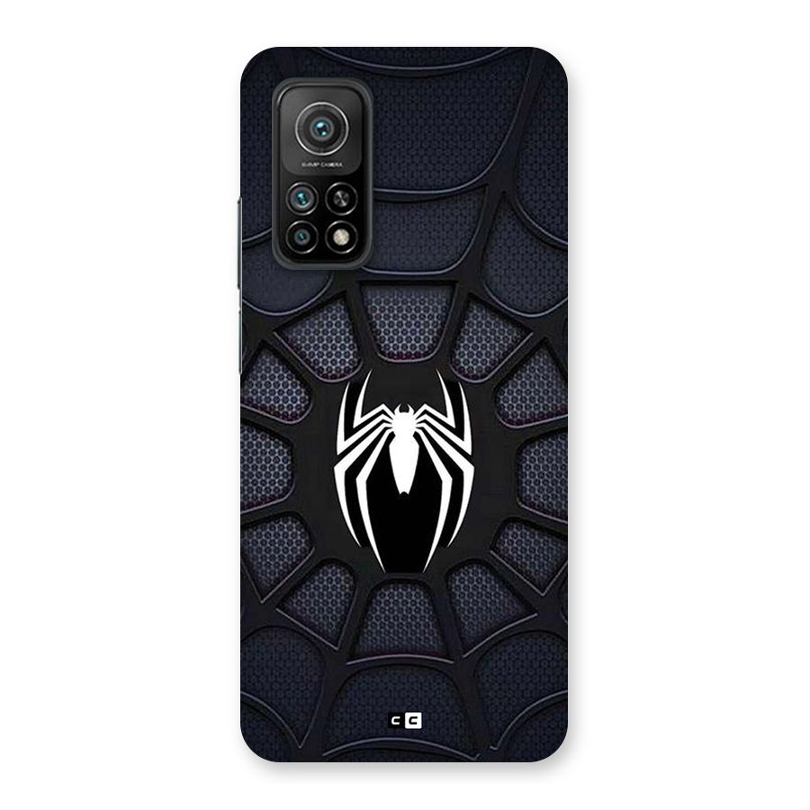 Black Web Back Case for Mi 10T 5G