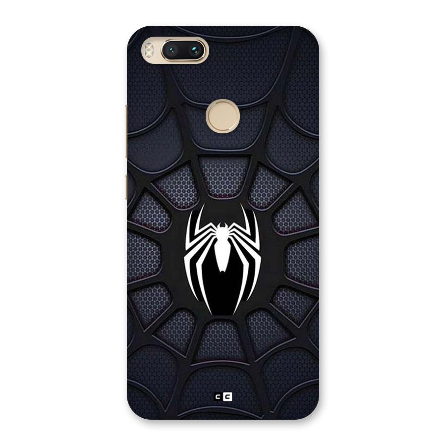 Black Web Back Case for Mi A1