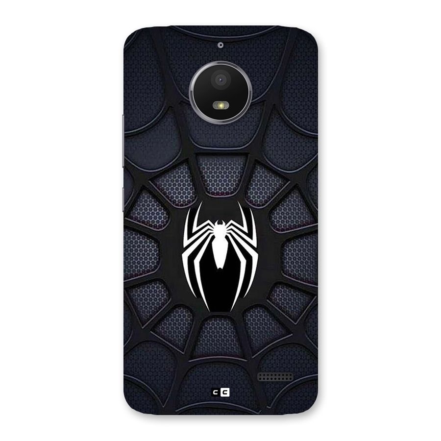 Black Web Back Case for Moto E4