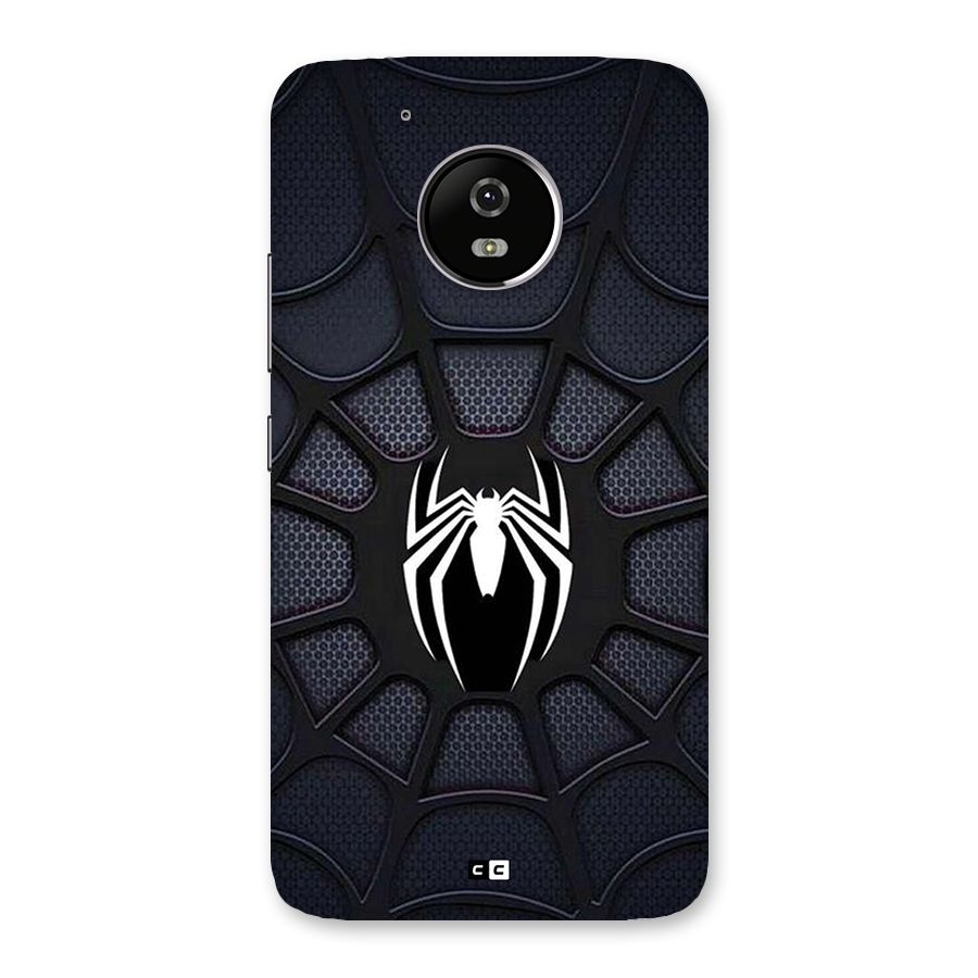 Black Web Back Case for Moto G5