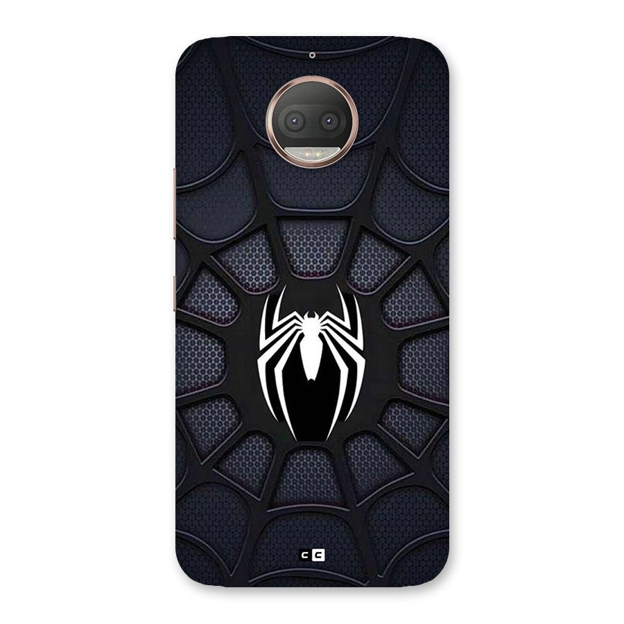 Black Web Back Case for Moto G5s Plus