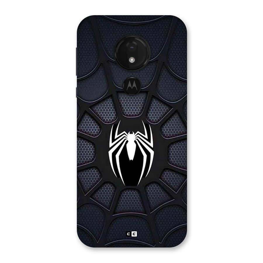 Black Web Back Case for Moto G7 Power