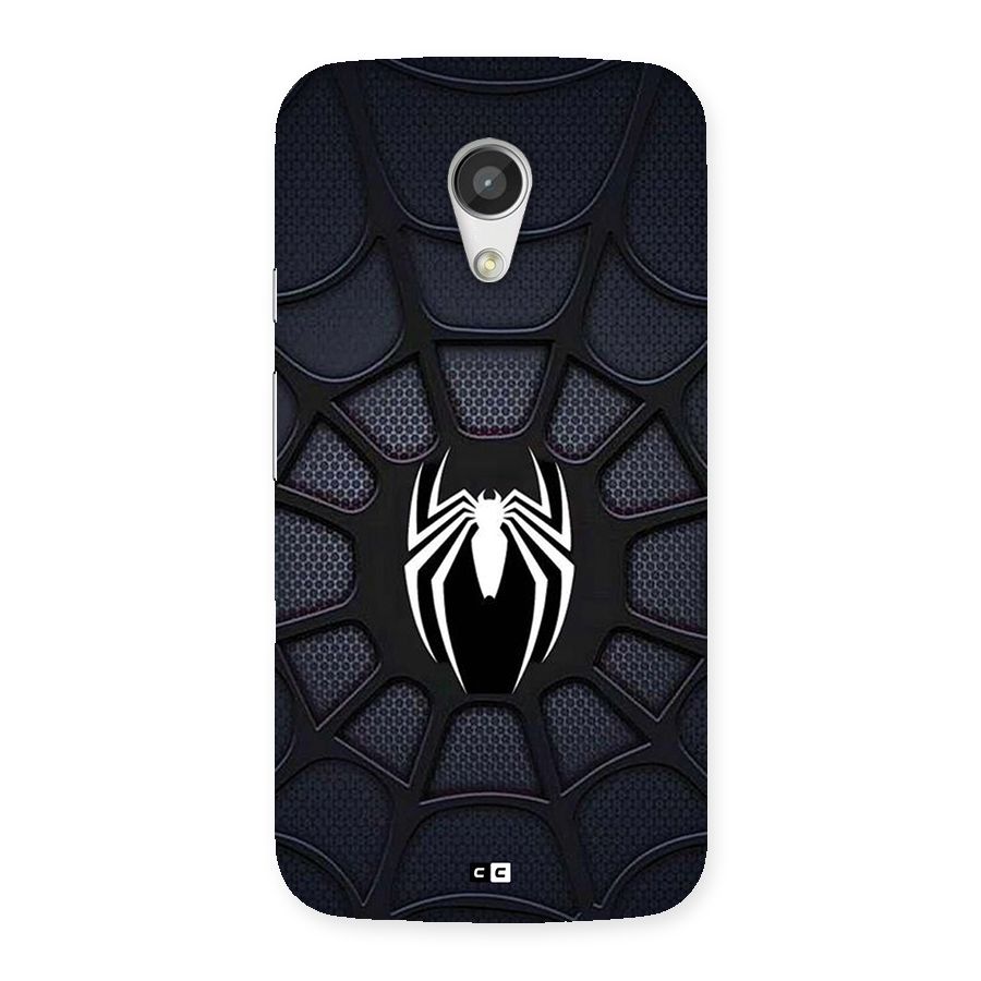 Black Web Back Case for Moto G 2nd Gen
