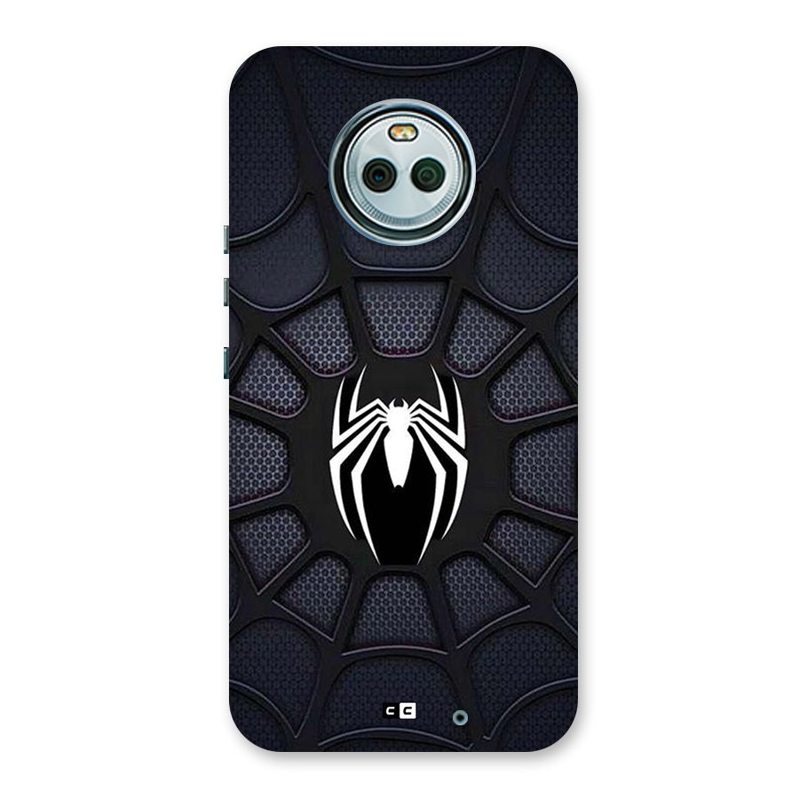 Black Web Back Case for Moto X4