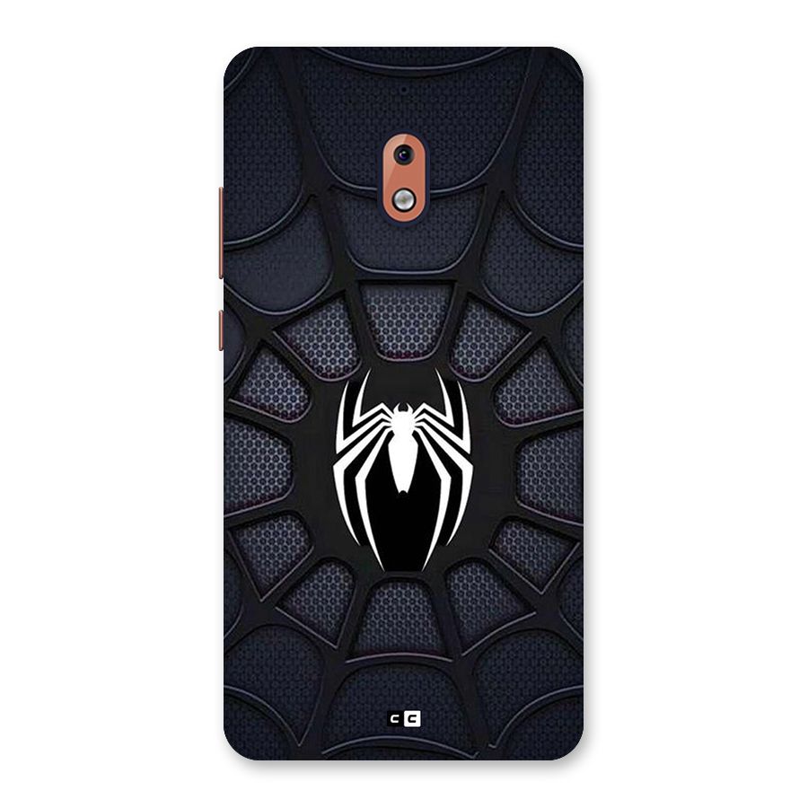 Black Web Back Case for Nokia 2.1