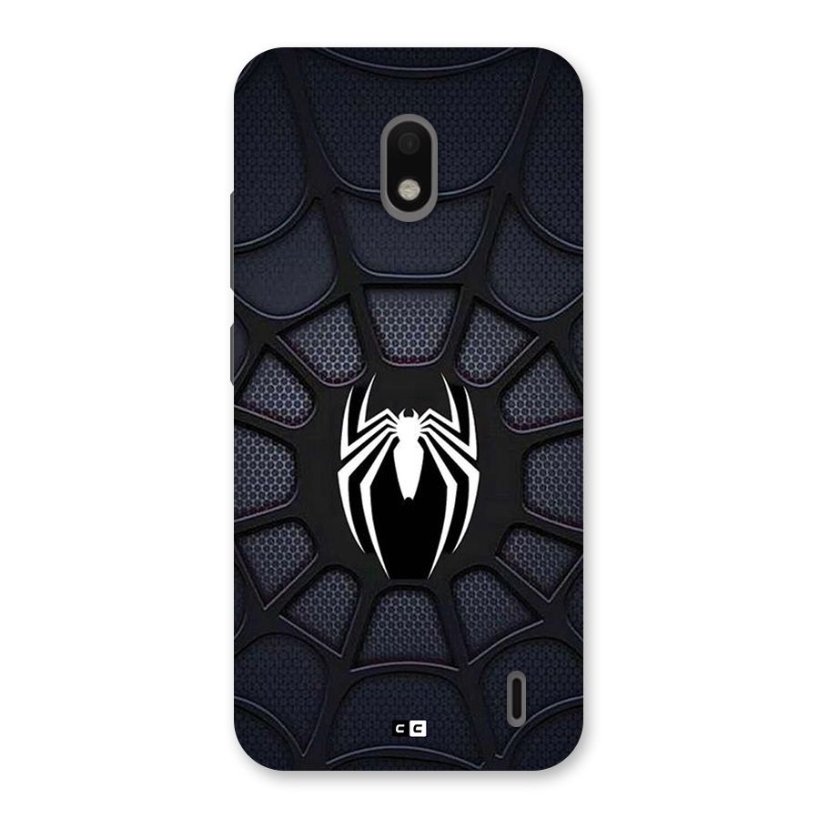 Black Web Back Case for Nokia 2.2