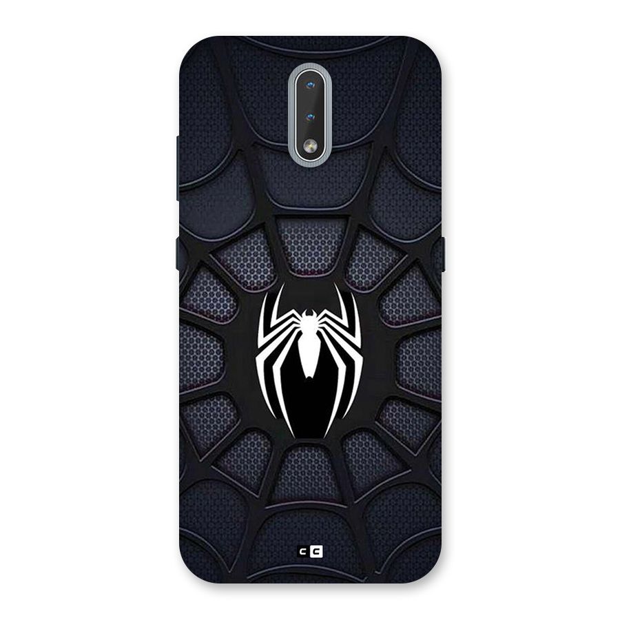 Black Web Back Case for Nokia 2.3