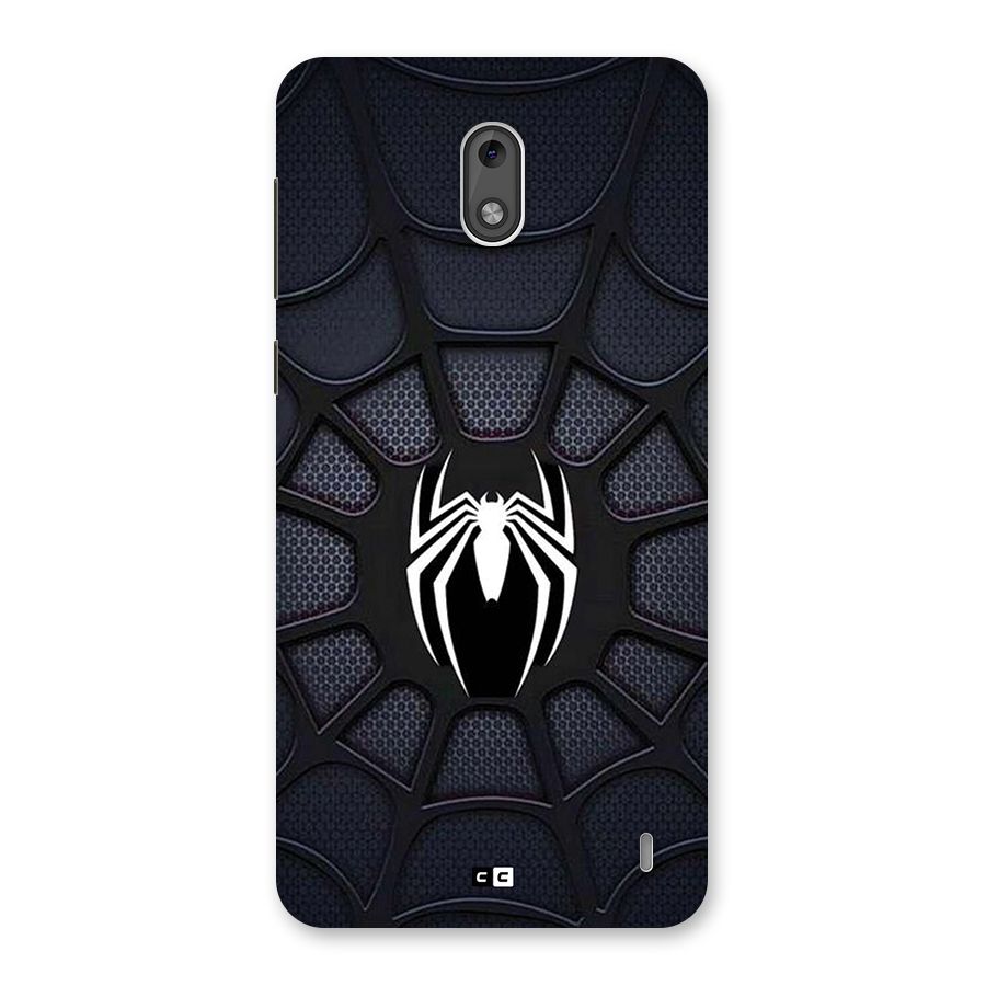 Black Web Back Case for Nokia 2