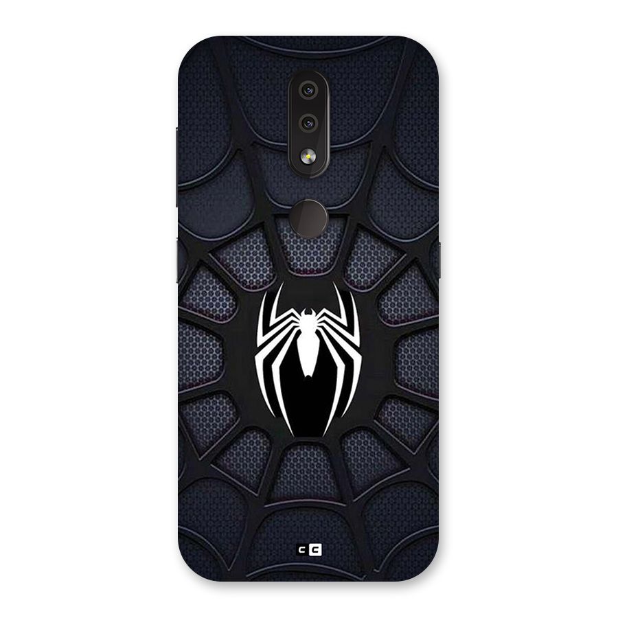 Black Web Back Case for Nokia 4.2