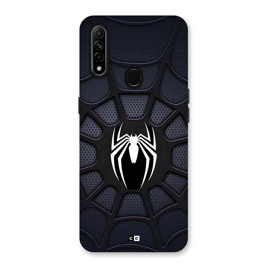Black Web Back Case for Oppo A31