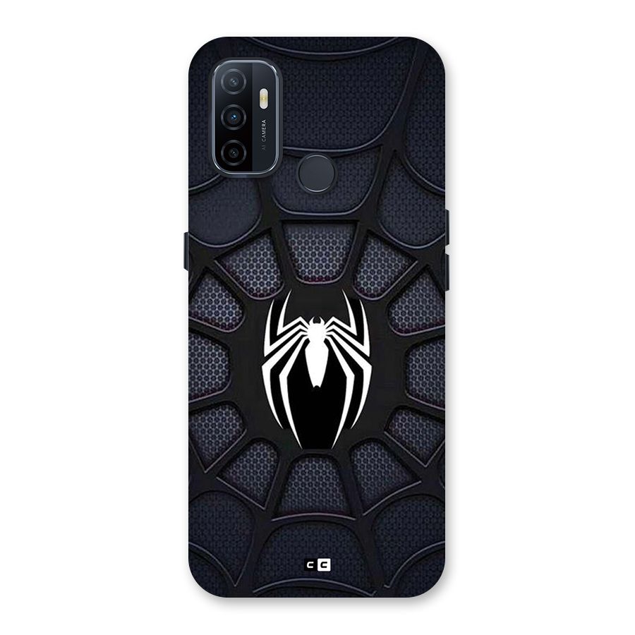 Black Web Back Case for Oppo A32