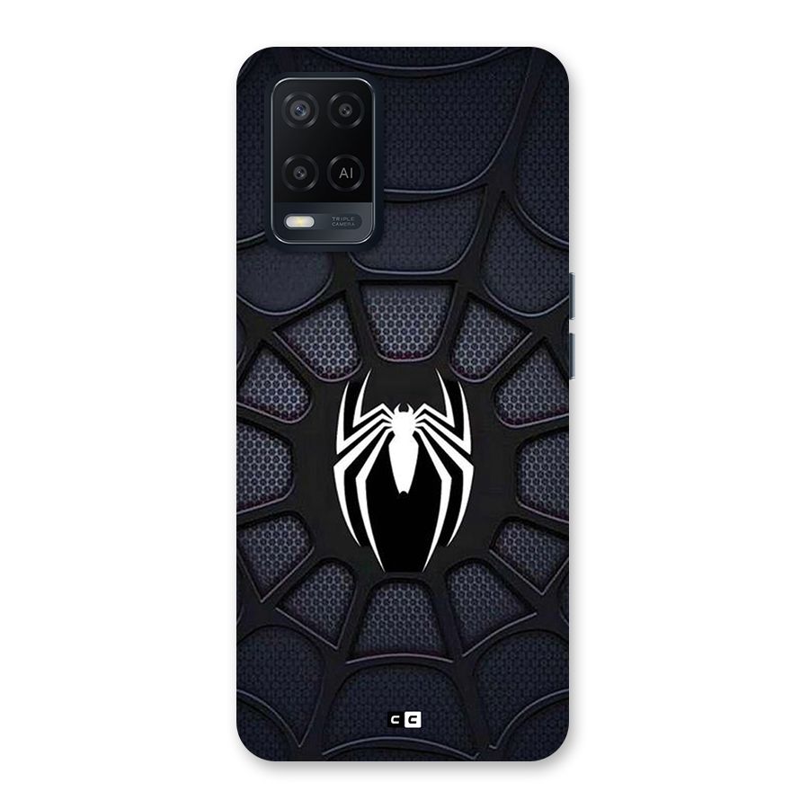 Black Web Back Case for Oppo A54