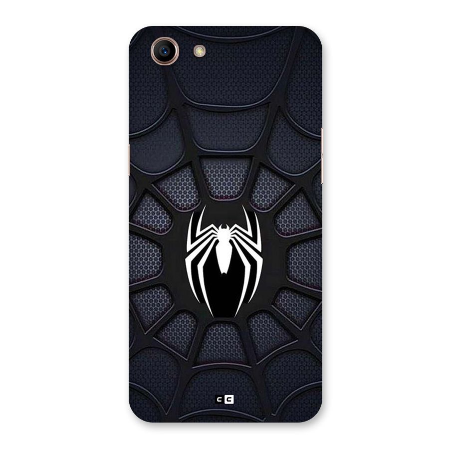 Black Web Back Case for Oppo A83 (2018)