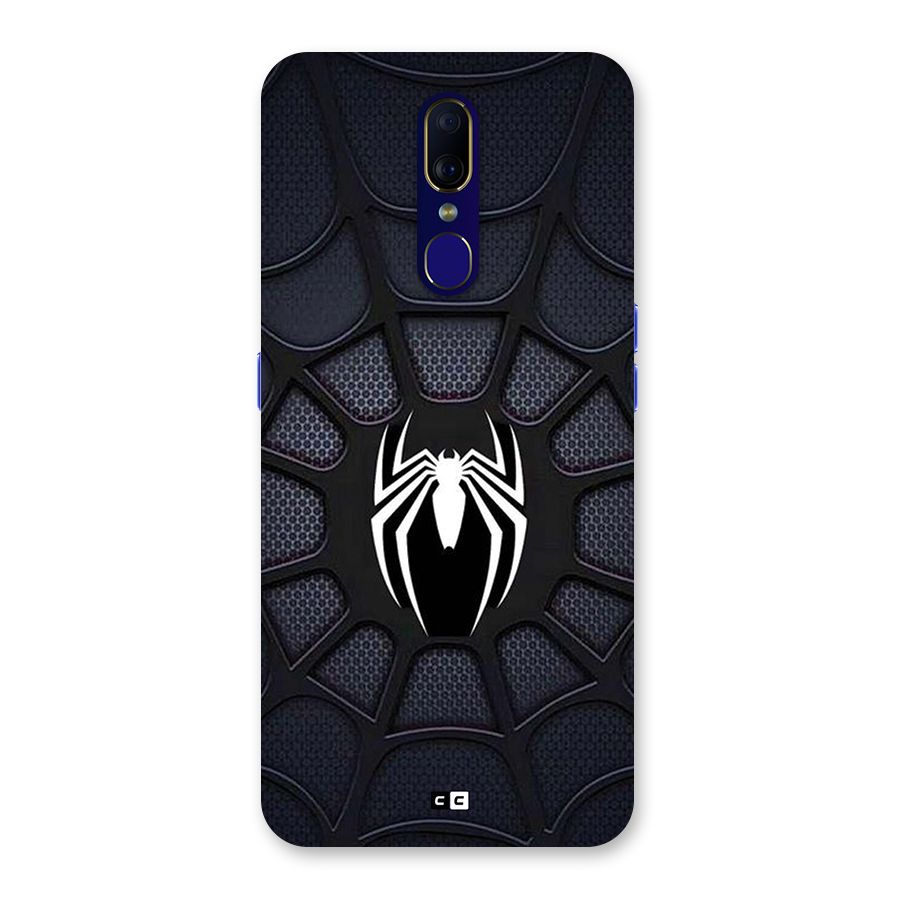 Black Web Back Case for Oppo A9