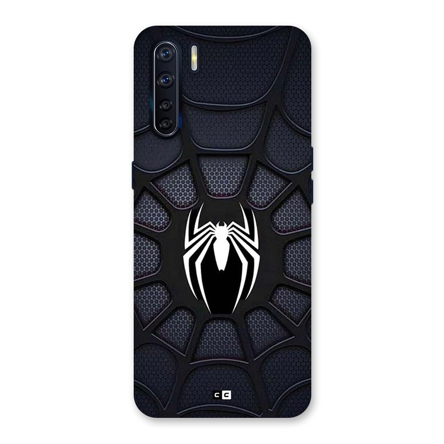 Black Web Back Case for Oppo F15