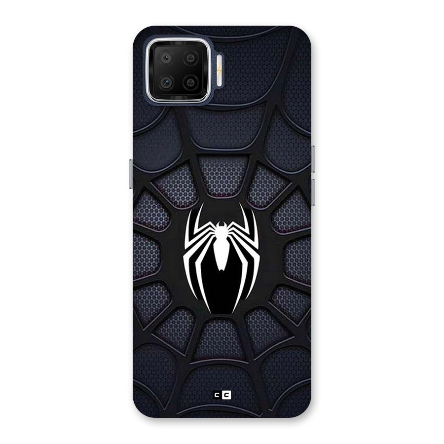 Black Web Back Case for Oppo F17