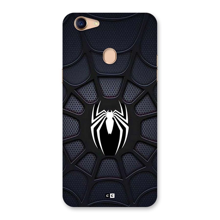 Black Web Back Case for Oppo F5