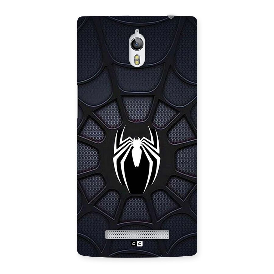 Black Web Back Case for Oppo Find 7