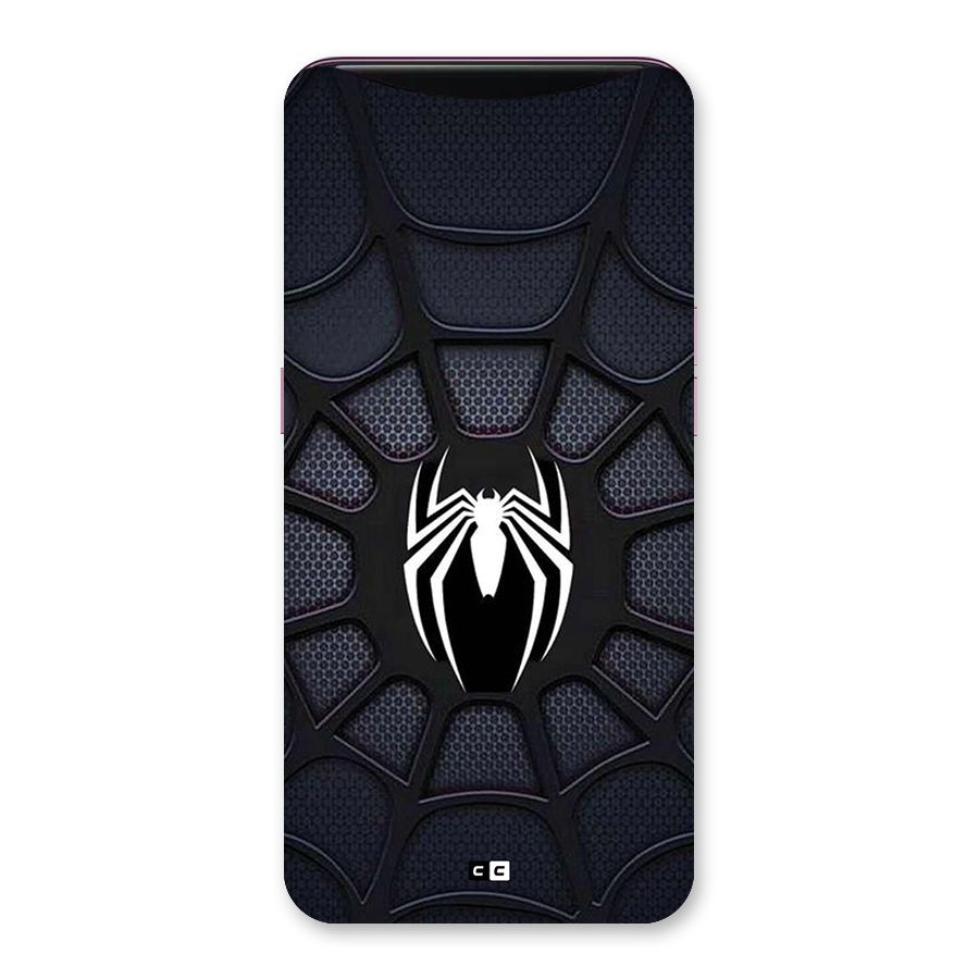 Black Web Back Case for Oppo Find X