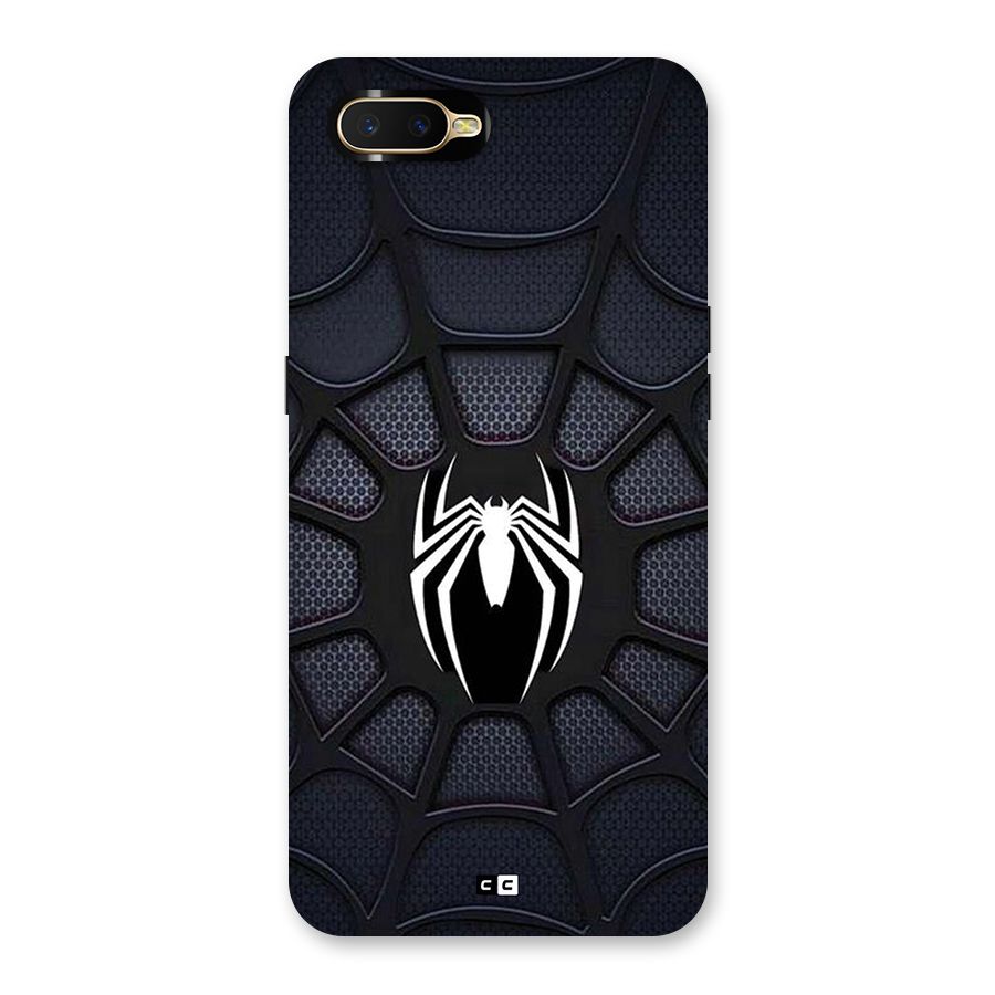 Black Web Back Case for Oppo K1