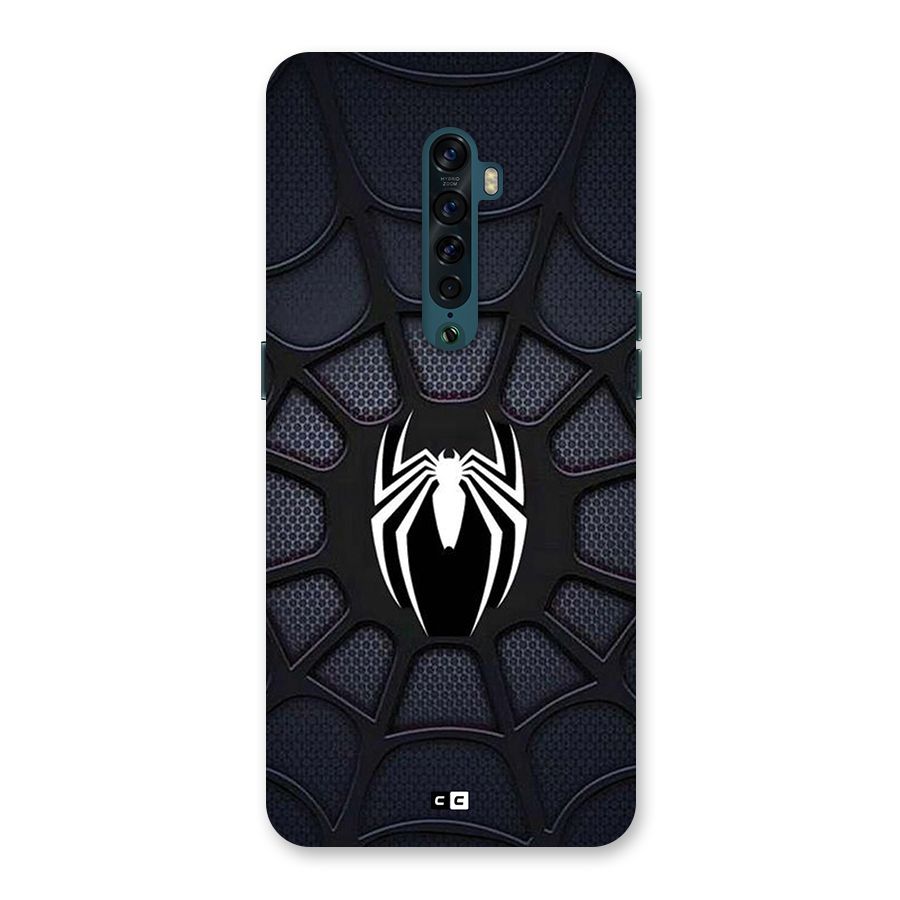 Black Web Back Case for Oppo Reno2