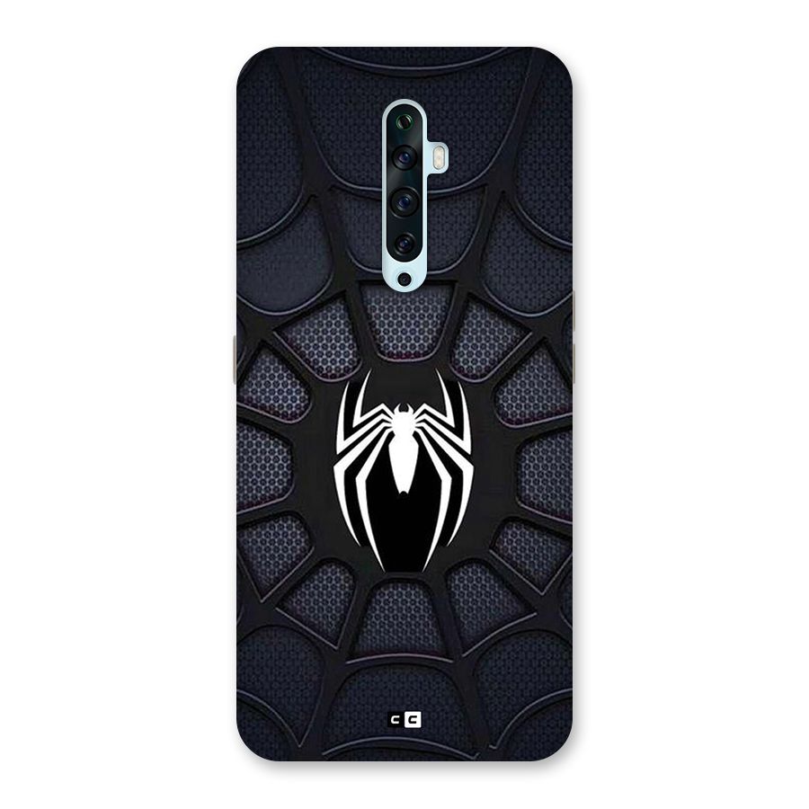 Black Web Back Case for Oppo Reno2 F