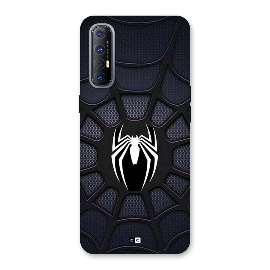 Black Web Back Case for Oppo Reno3 Pro