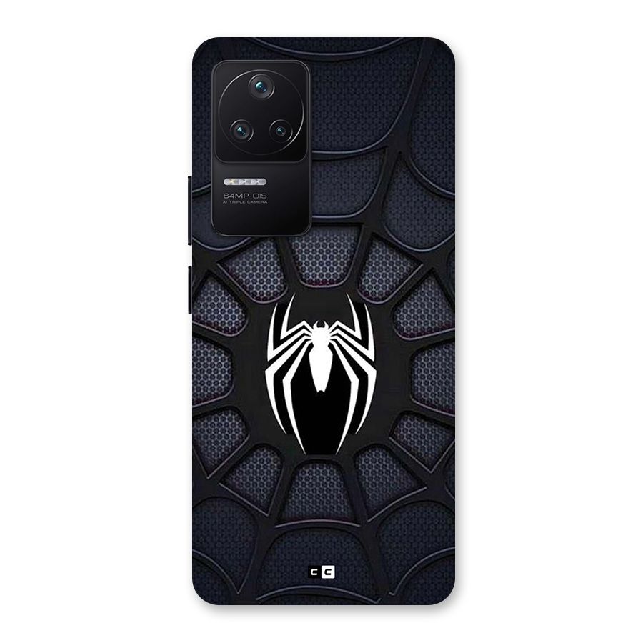Black Web Back Case for Poco F4 5G