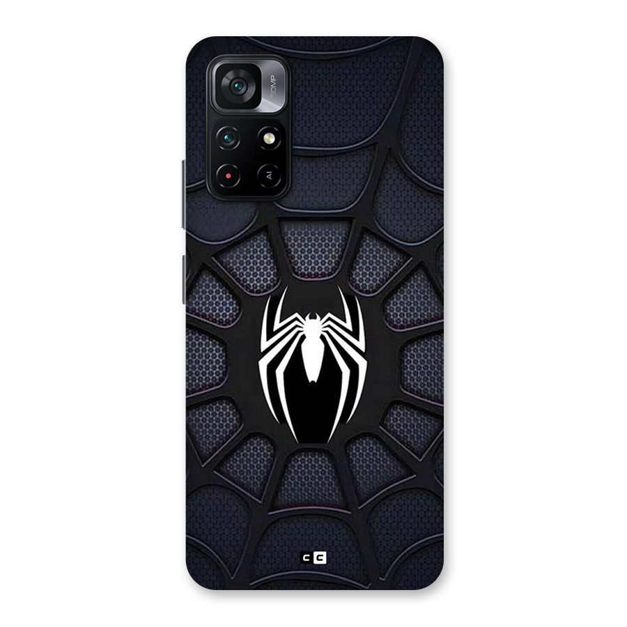 Black Web Back Case for Poco M4 Pro 5G