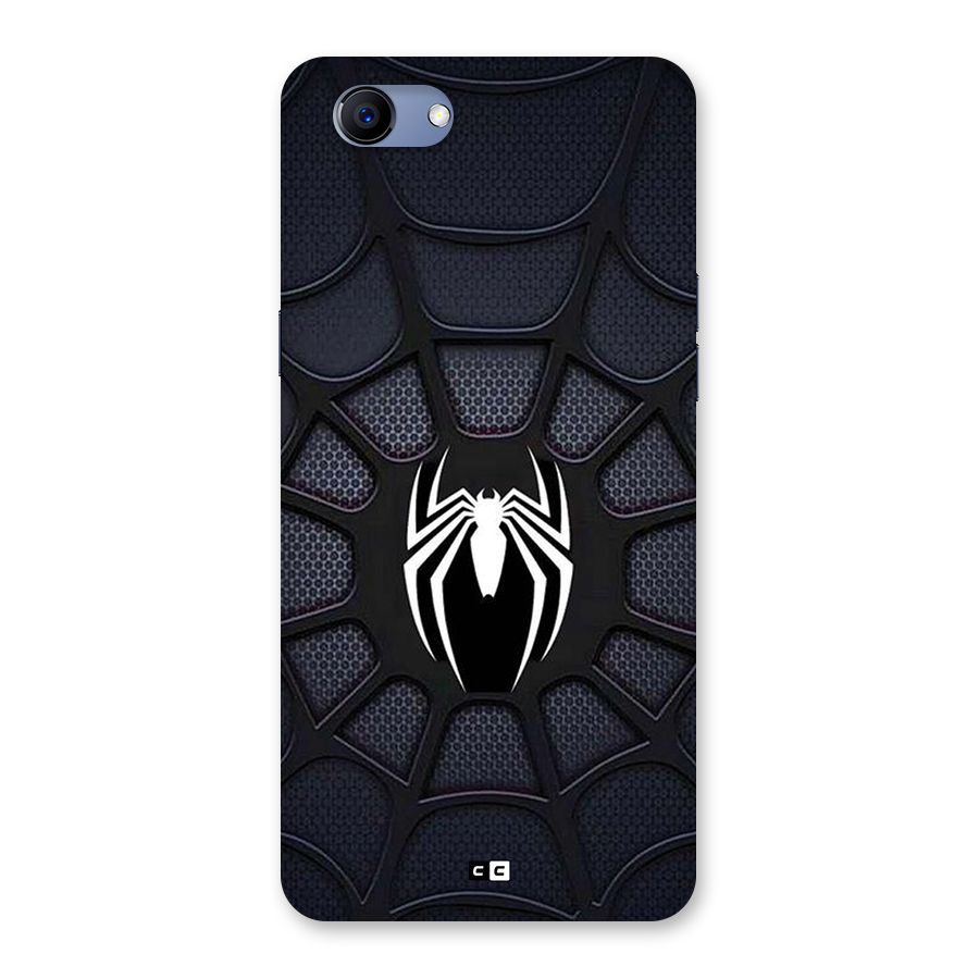 Black Web Back Case for Realme 1