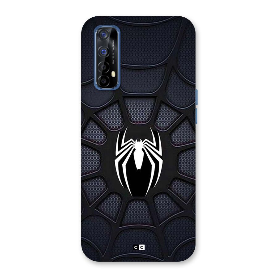Black Web Back Case for Realme 7