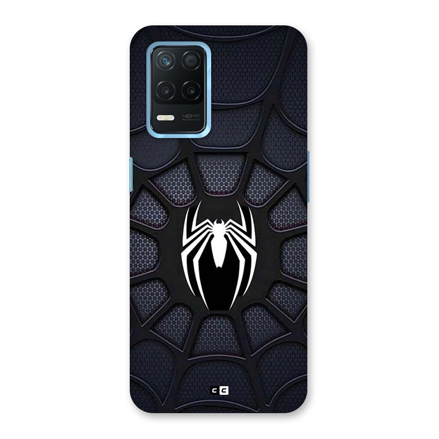 Black Web Back Case for Realme 8s 5G