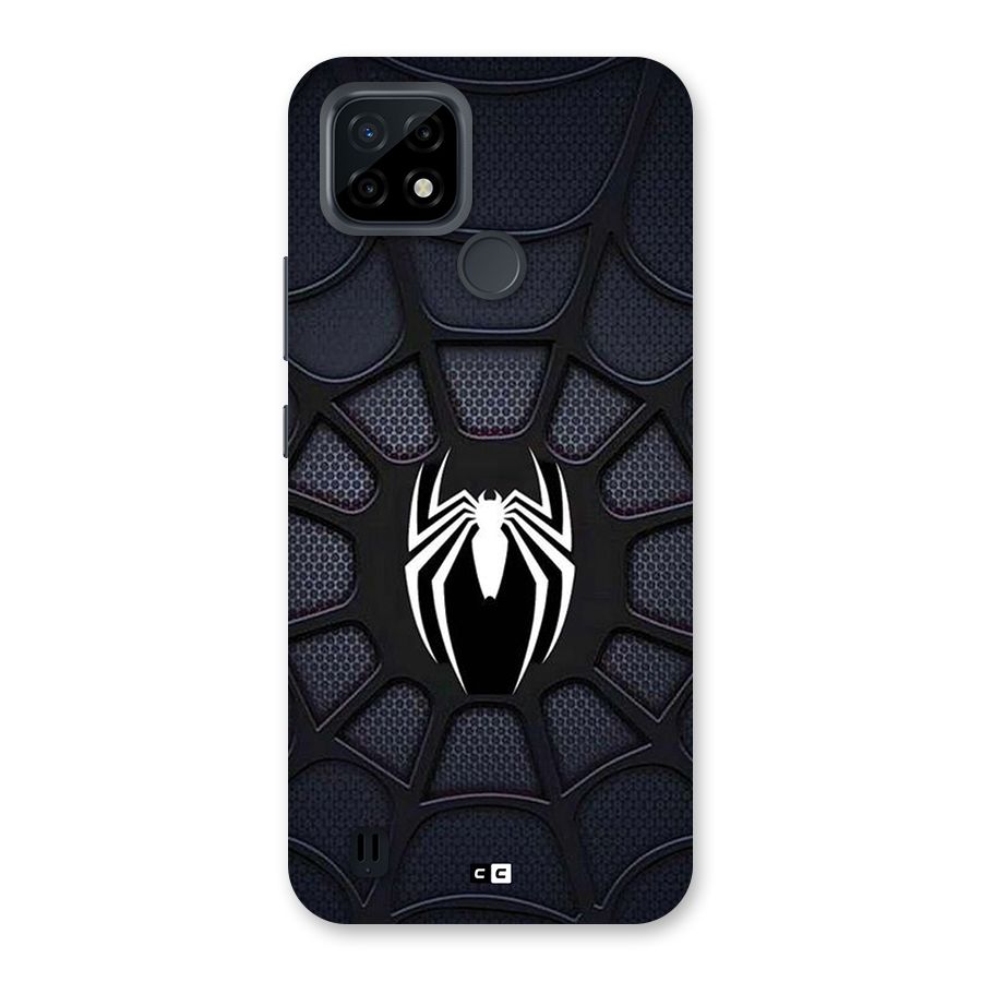 Black Web Back Case for Realme C21
