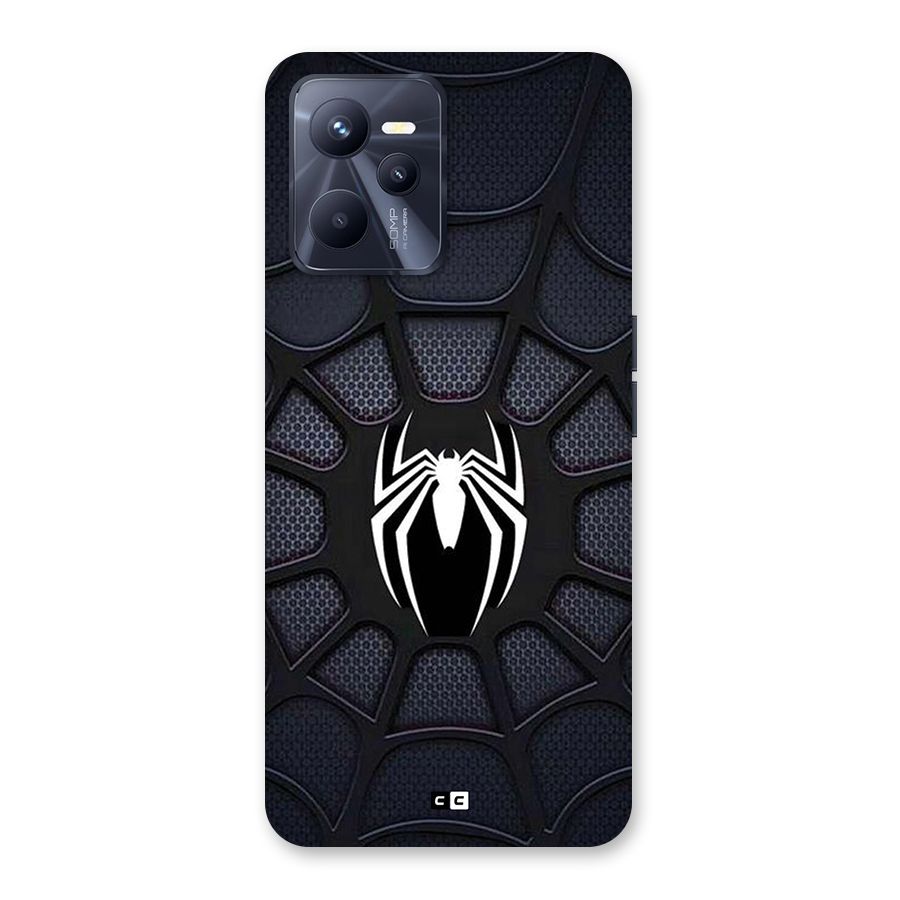 Black Web Back Case for Realme C35