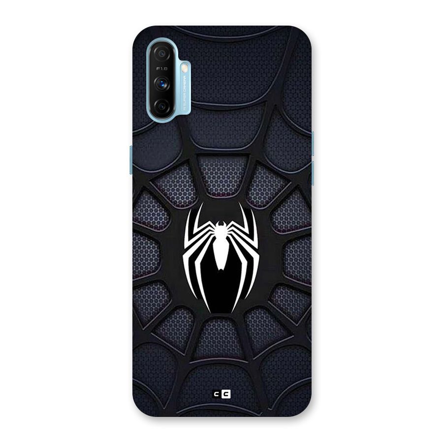 Black Web Back Case for Realme Narzo 20A