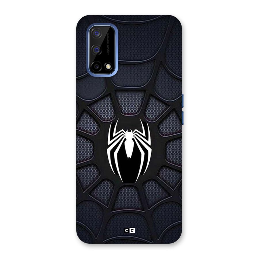 Black Web Back Case for Realme Narzo 30 Pro