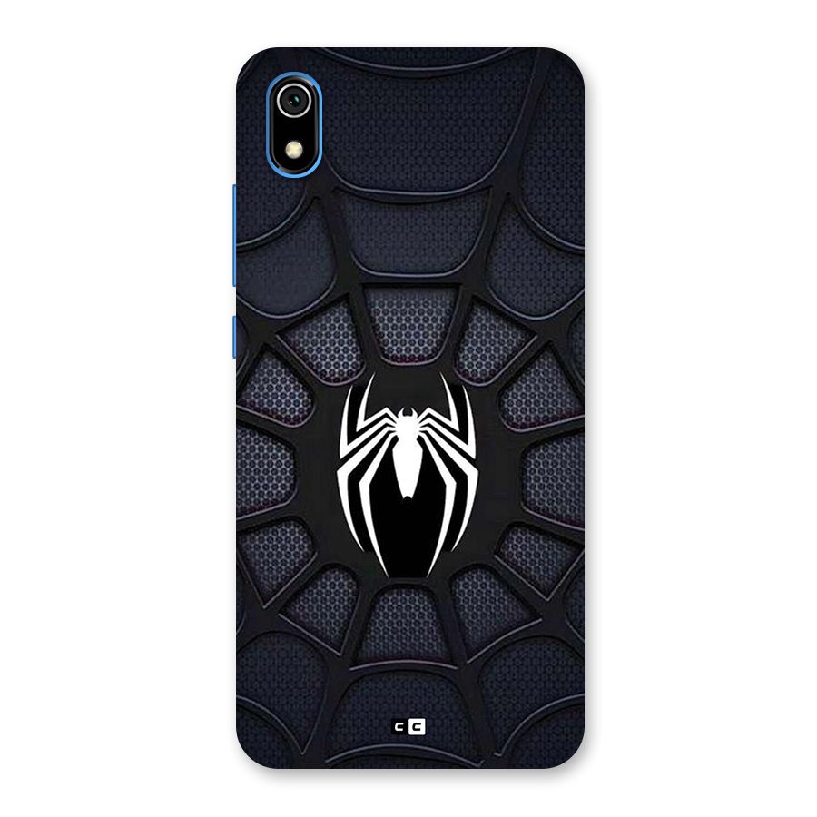 Black Web Back Case for Redmi 7A