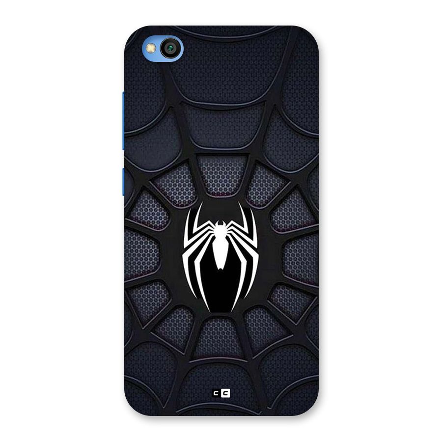 Black Web Back Case for Redmi Go