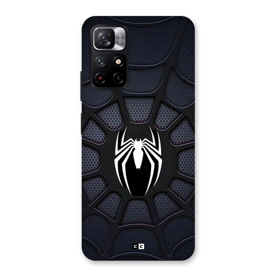 Black Web Back Case for Redmi Note 11T 5G