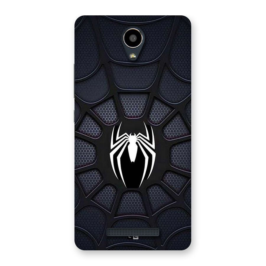 Black Web Back Case for Redmi Note 2