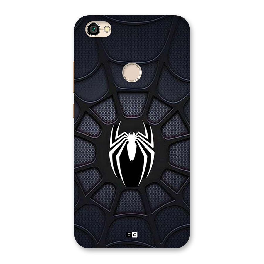 Black Web Back Case for Redmi Y1 2017