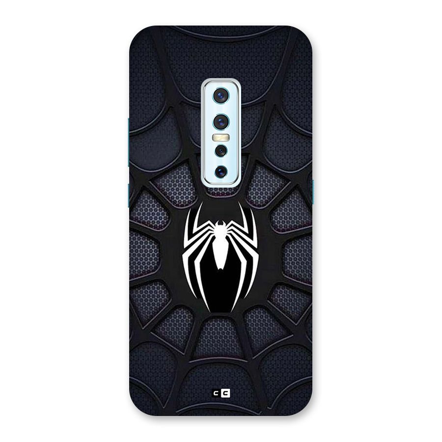 Black Web Back Case for Vivo V17 Pro